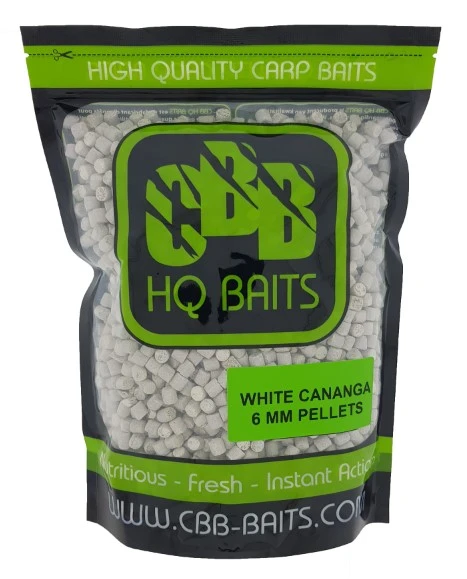 CBB HQ Baits White Cananga Pellet 1kg 4 CBB HQ Baits White Cananga Pellet 1kg - Afbeelding 2